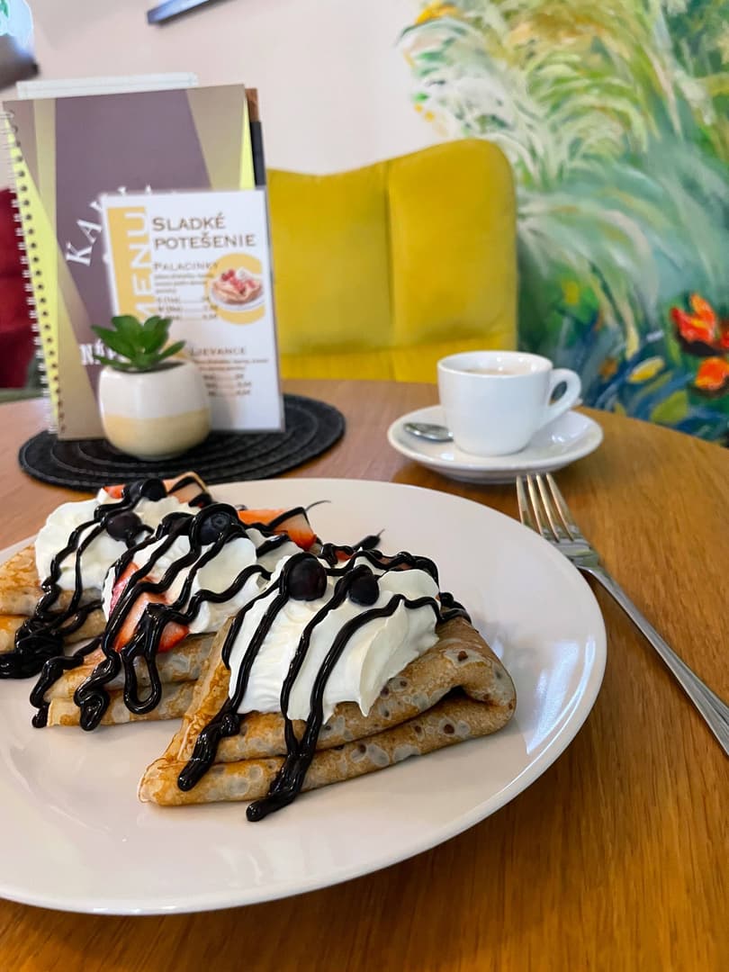 Palacinky s čokoládou